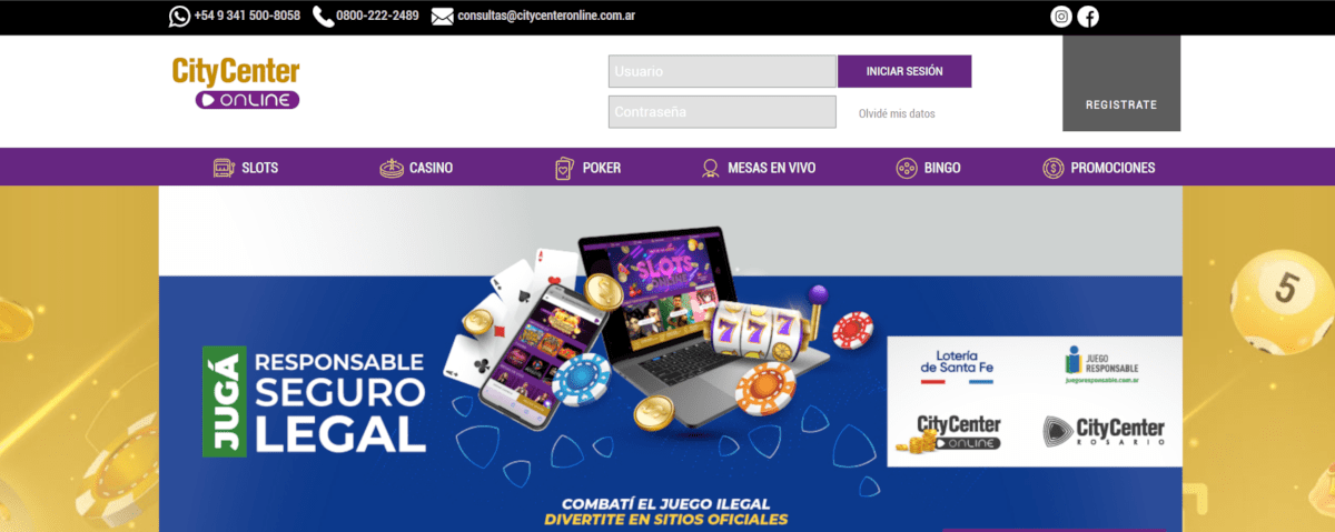 Casino City Online en Argentina